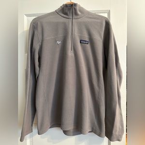PATAGONIA Quarter Zip Fleece, Grey, Men’s MEDIUM